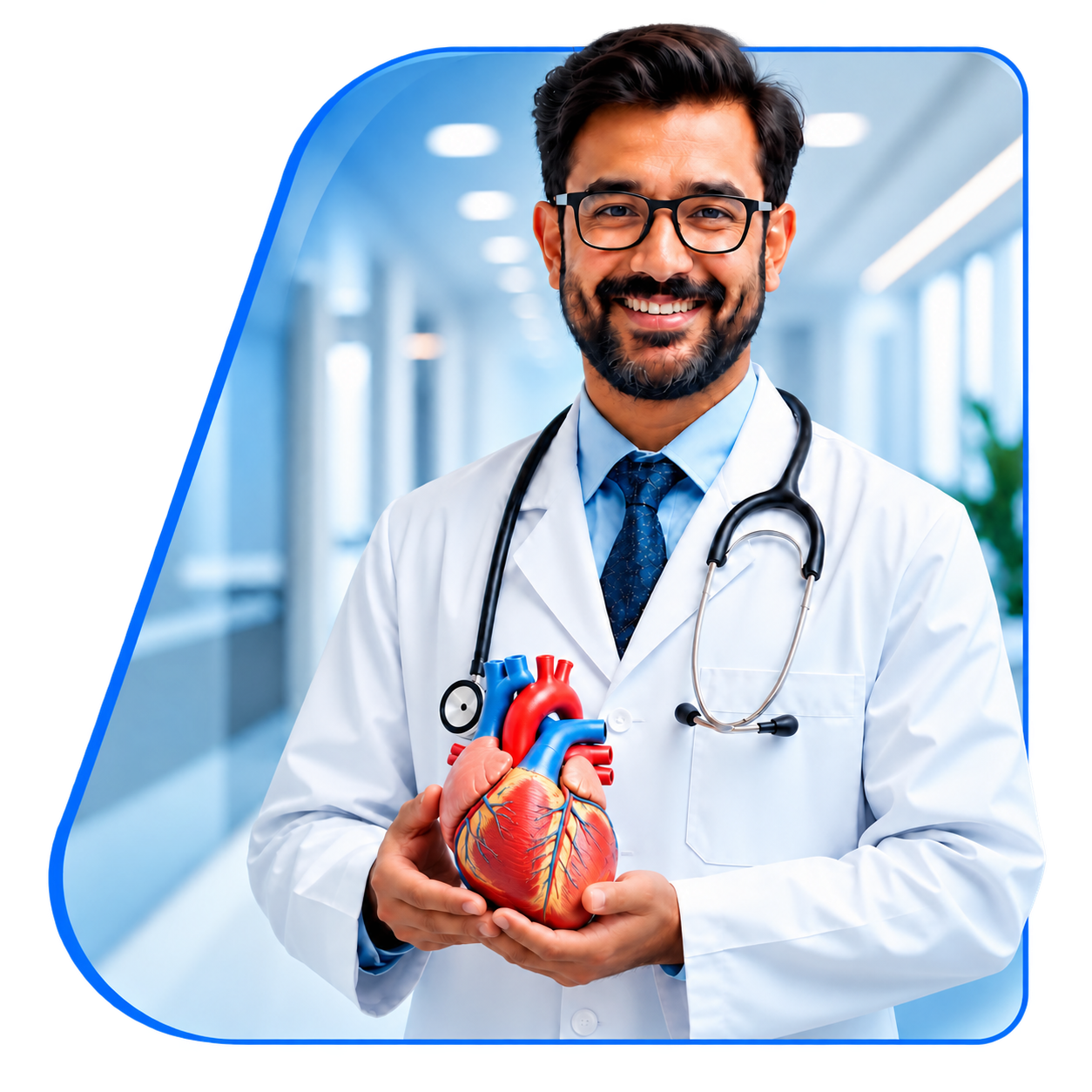 Cardiologist at Vasavi Hospitals consulting a heart care patient