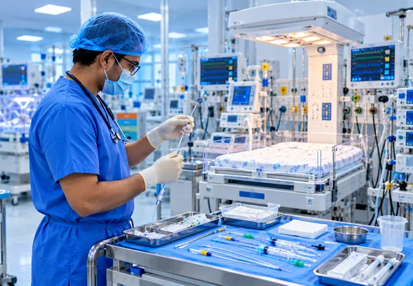Umbilical Catheterisation at Vasavi Hospitals