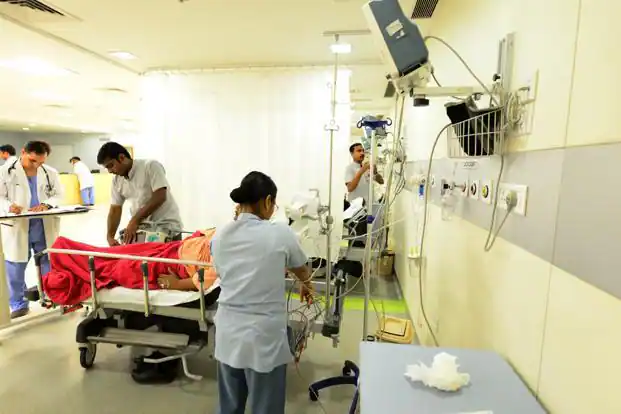 Emergency ward at Vasavi Hospitals with doctors and nurses delivering fast and effective critical care.