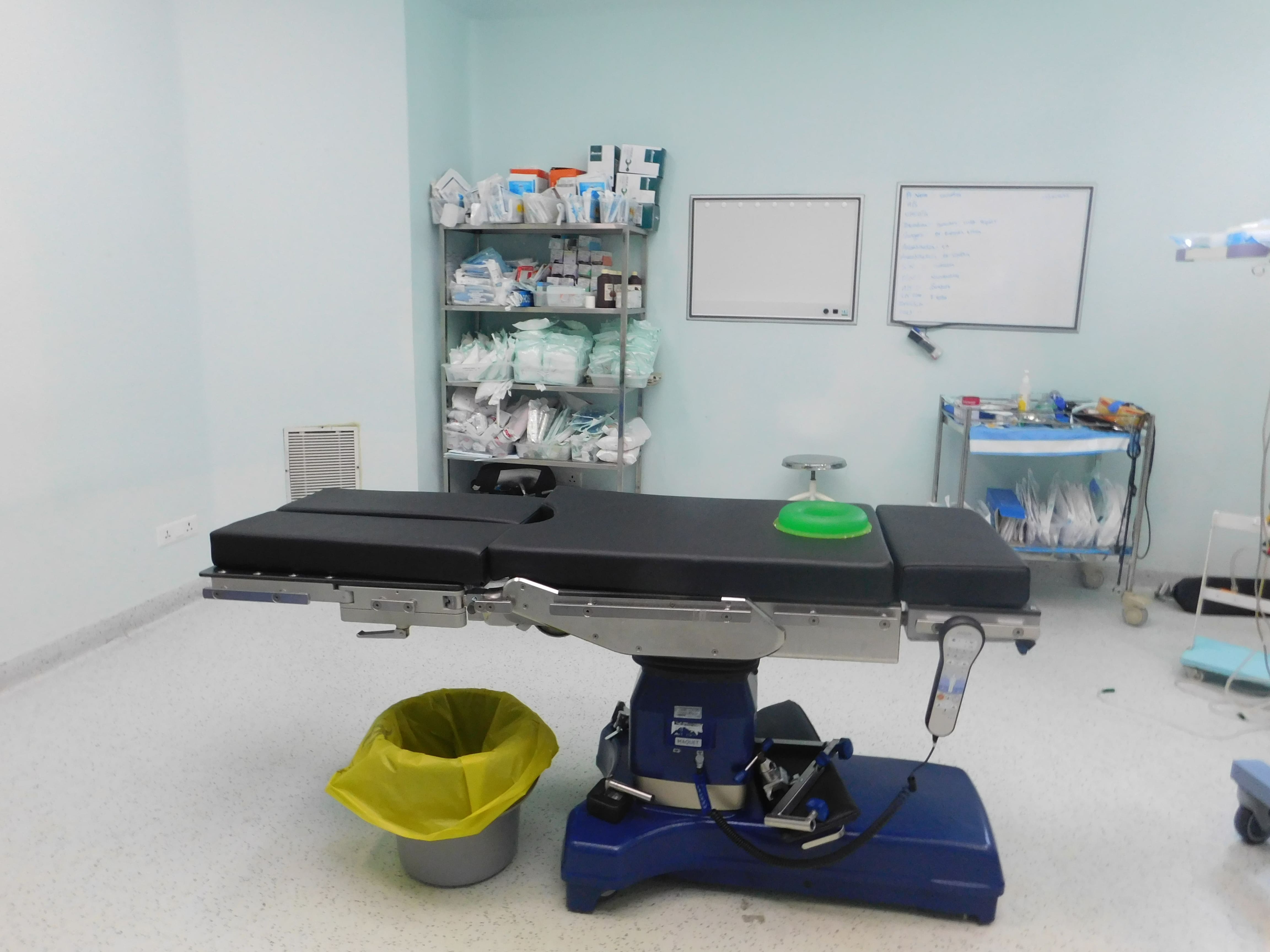 Advanced operation theatre at Vasavi Hospitals Bangalore equipped with surgical instruments and anesthesia systems.