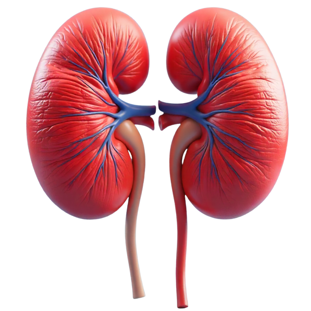 Illustration of human kidney showing internal structure for urology services at Vasavi Hospitals Banashankari Bangalore